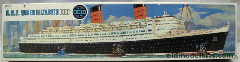 Airfix 1/600 RMS Queen Elizabeth Ocean Liner, 06201-9 plastic model kit